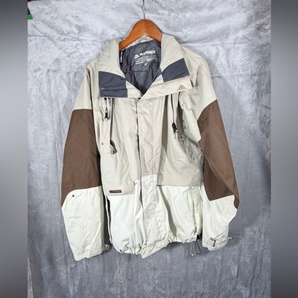 Allyance Waterproof Winter Ski Snow Jacket Mens Large 5000mm Colorblock Nylon